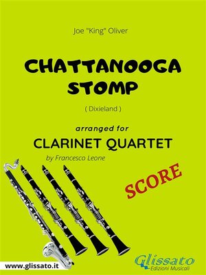 cover image of Chattanooga Stomp--Clarinet Quartet SCORE